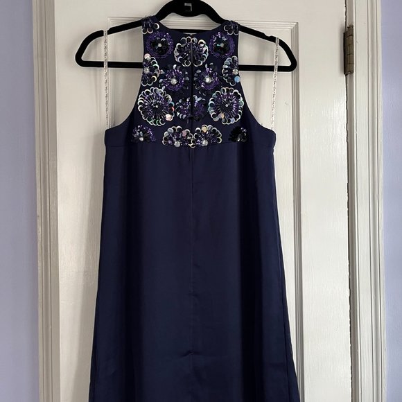 Lilly Pulitzer Celsea Shift Dress XS True Navy NWT - Picture 9 of 9